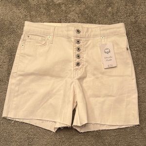 Ella Moss NWT white denim shorts ~ size 4